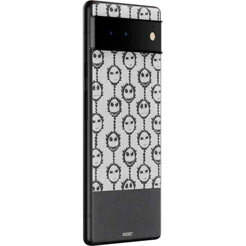 Disney The Nightmare Before Christmas Jack Skellington Face Expressions pattern Google Pixel 6 Pro Skin